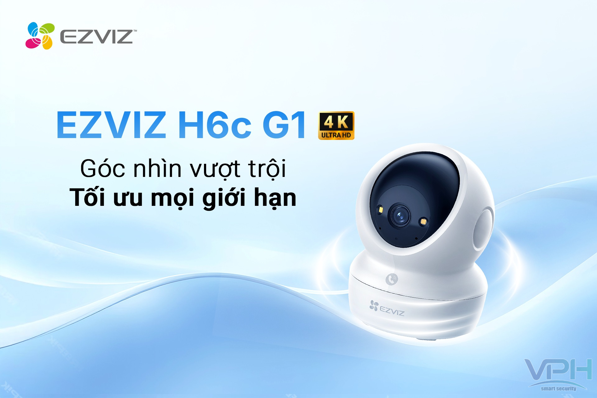CAMERA WIFI TRONG NHÀ EZVIZ H6C G1 4K