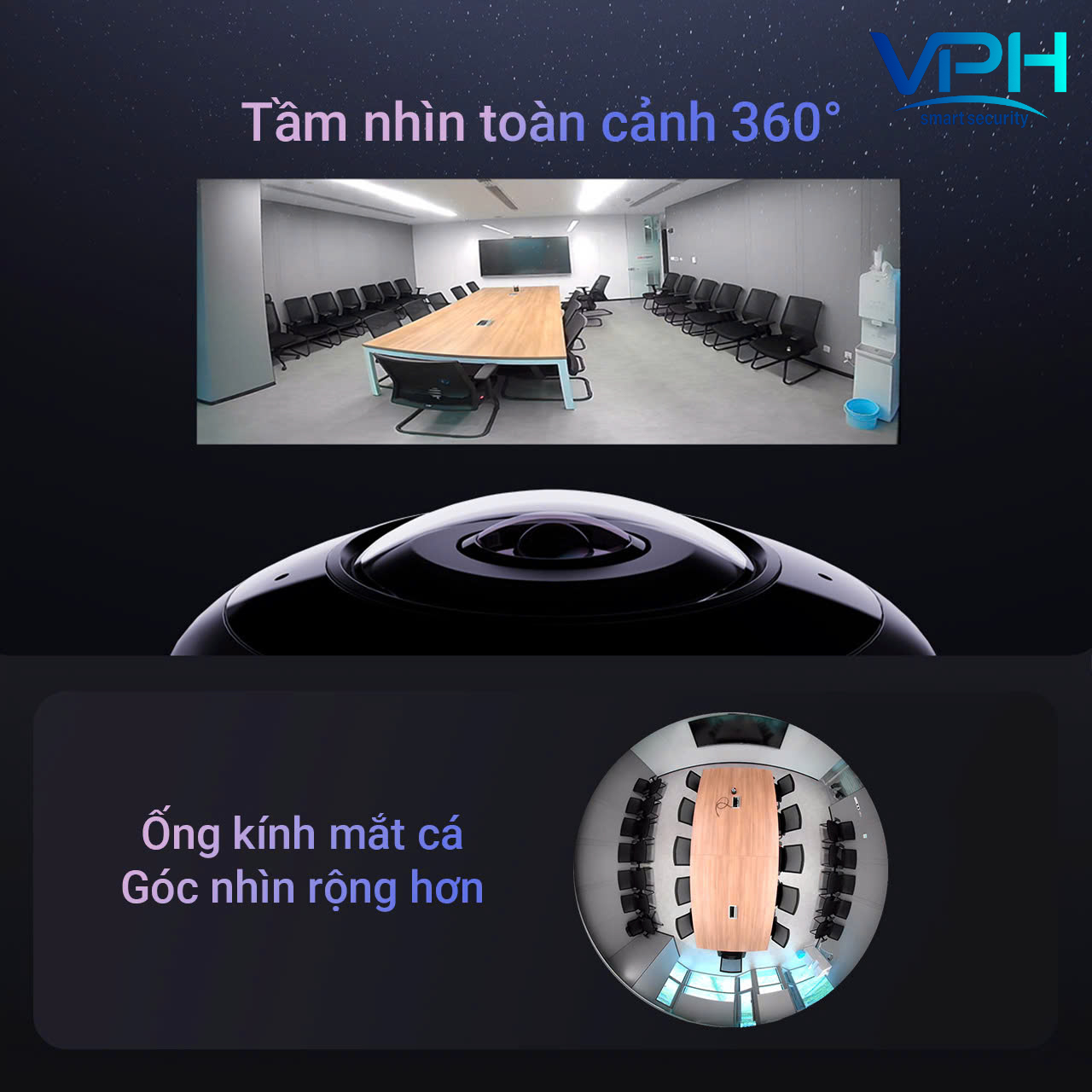 Camera Wifi mắt cá trong nhà 6MP EZVIZ E4P 3K+