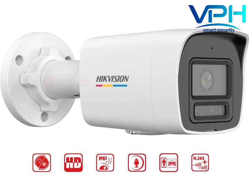 Camera IP Thân trụ 2MP HIKVISION DS-2CD1T27G2H-LIUF