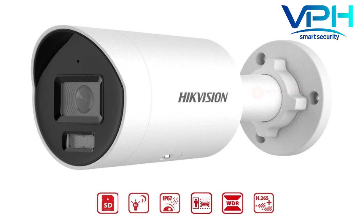 Camera IP Thân trụ 2MP HIKVISION DS-2CD2023G2-IU