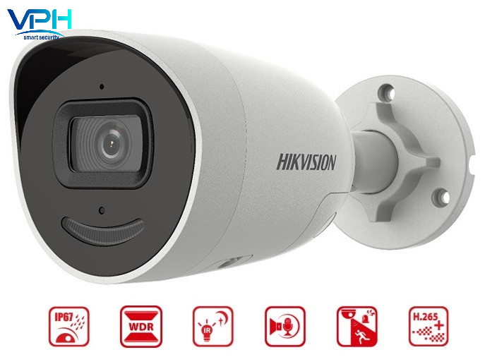 Camera IP Thân trụ 2MP HIKVISION DS-2CD2026G2-IU/SL 