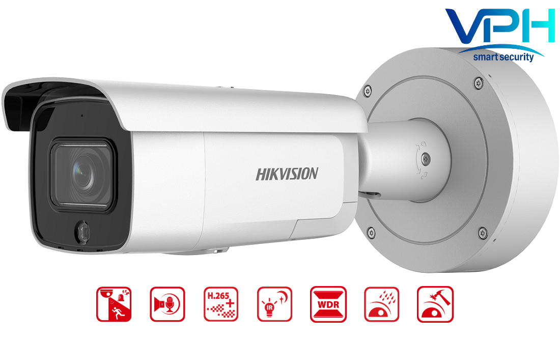 Camera IP AcuSense thân trụ 2MP HIKVISION DS-2CD2626G2-IZSU/SL