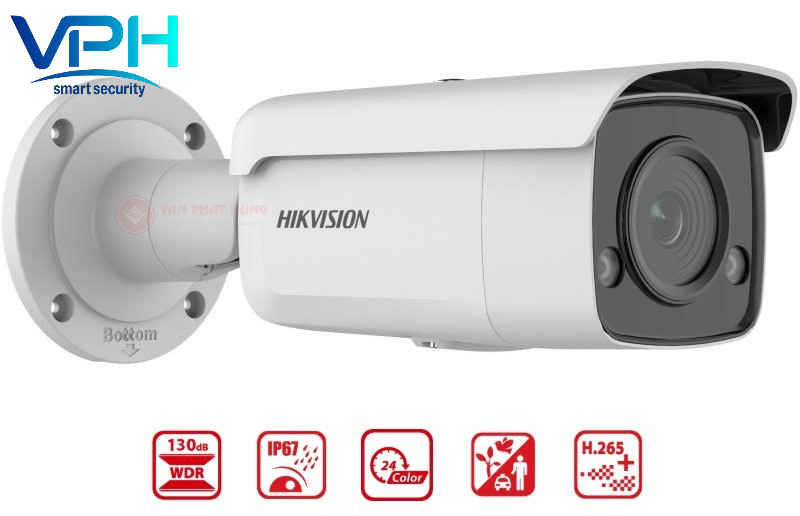 Camera IP ColorVu Thân Trụ 4MP HIKVISION DS-2CD2T47G2-L