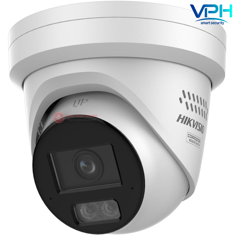 Camera IP ColorVu 3.0 Turret 4MP HIKVISION DS-2CD2347G3-LIS2UY/SRB