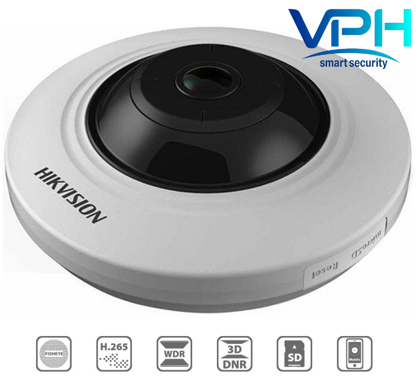 Camera IP Fisheye 3MP HIKVISION DS-2CD2935FWD-I