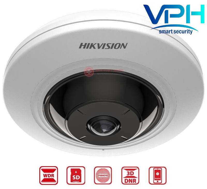 Camera IP Fisheye 5MP HIKVISION DS-2CD2955G0-ISU
