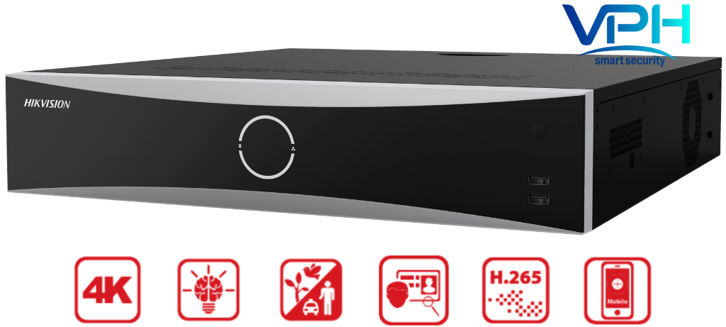 Đầu ghi hình IP 32 kênh AcuSense HIKVISION DS-8632NXI-K8