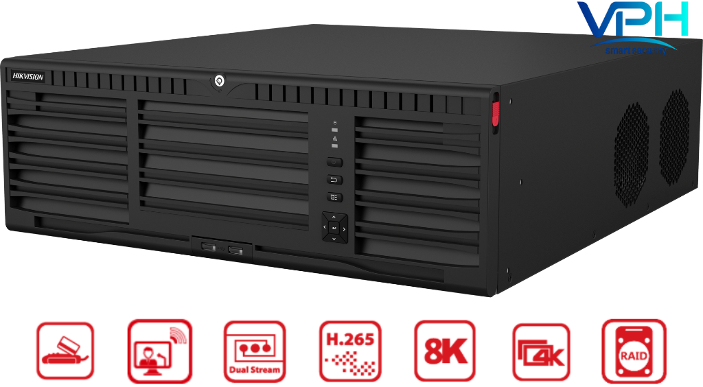 Đầu ghi hình IP 128 kênh HIKVISION DS-96128NI-M16