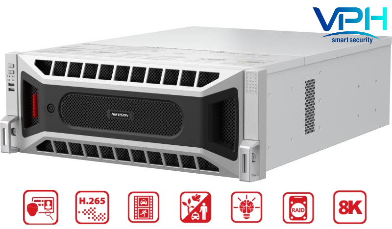 Đầu ghi hình IP 128 kênh AcuSense HIKVISION DS-96128NXI-S24R