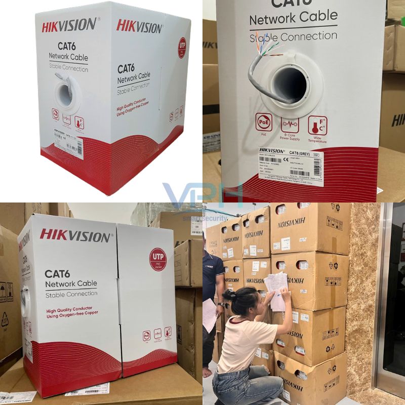 Cáp mạng CAT6 Hikvision DS-1LN6UZC0