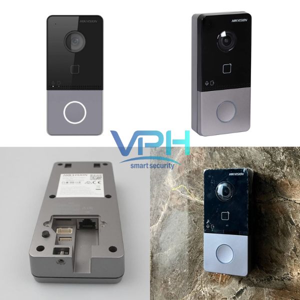 Nút ấn Camera chuông cửa IP WiFi Hikvision DS-KV6113-WPE1(B)