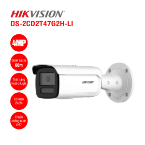 Camera IP ColorVu Thân Trụ 4MP HIKVISION DS-2CD2T47G2H-LI