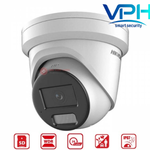 Camera IP ColorVu Turret 2MP HIKVISION DS-2CD2327G2-LU