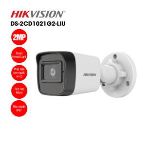 Camera IP Thân trụ 2MP HIKVISION DS-2CD1021G2-LIU