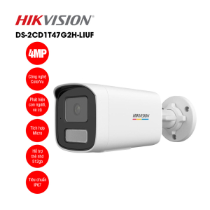 Camera IP Thân trụ 4MP HIKVISION DS-2CD1T47G2H-LIUF