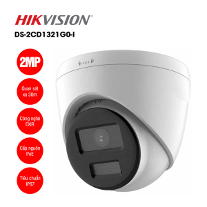 Camera IP Turret 2MP HIKVISION DS-2CD1321G0-I