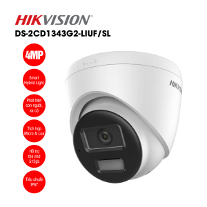 Camera IP Turret 4MP HIKVISION DS-2CD1343G2-LIUF/SL