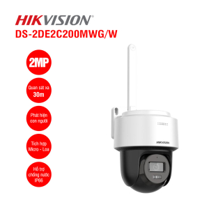 Camera IP Wifi 2MP Hikvision DS-2DE2C200MWG/W