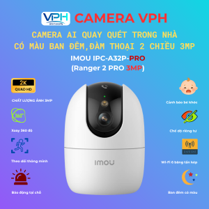 Camera WiFi IMOU IPC-A32P-PRO Ranger 2 PRO 3MP
