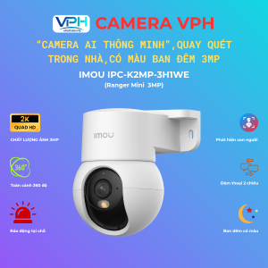 Camera WiFi IMOU IPC-K2MP-3H1WE Ranger Mini 3MP