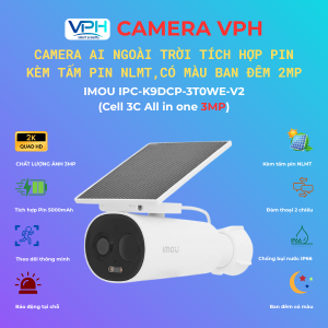 Camera WiFi IMOU IPC-K9DCP-3T0WE-V2 Cell 3C All in One 3MP