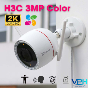 Camera Wifi ngoài trời 3MP EZVIZ H3C 2K