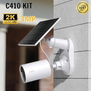 Camera WiFi Ngoài trời 3MP Năng Lượng Mặt Trời Tapo C410 Kit