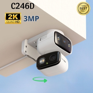 Camera WiFi Ngoài trời mắt kép 3MP Tapo C246D