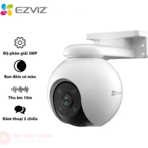 Camera Wifi quay quét ngoài trời 3MP EZVIZ H8 2K
