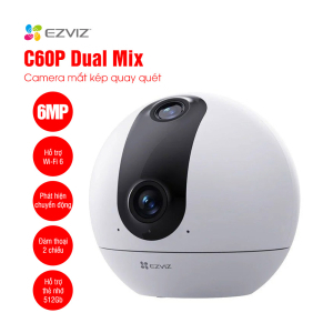 Camera Wifi quay quét trong nhà 6MP EZVIZ EZVIZ C60P Dual Mix 2K