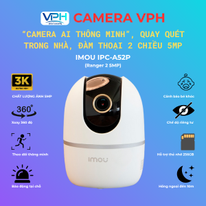 Camera Wifi trong nhà 5MP IMOU IPC-A52P (Ranger 2 5MP)