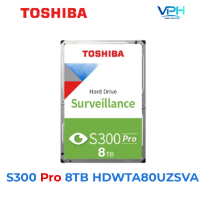 Ổ cứng 8TB Toshiba Surveillance S300 Pro HDWTA80UZSVA