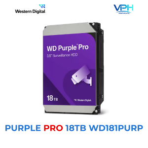 Ổ cứng Western Digital Purple PRO 18TB WD181PURP
