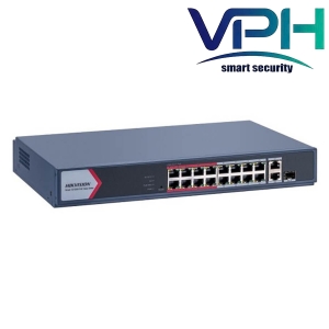 Smart Switch PoE 16 cổng HIKVISION DS-3E1318P-EI/M