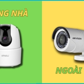 📷 So sánh camera trong nhà vs camera ngoài trời – Nên chọn loại nào ?