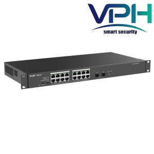 Switch 16 cổng PoE Ruijie RG-ES118GS-P-L 