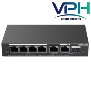 Switch 4 cổng PoE Ruijie RG-ES206GS-P